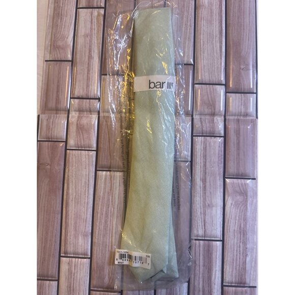 Bar III Mens Morden Solid Slim Tie Mint OS, NWT - Picture 1 of 2
